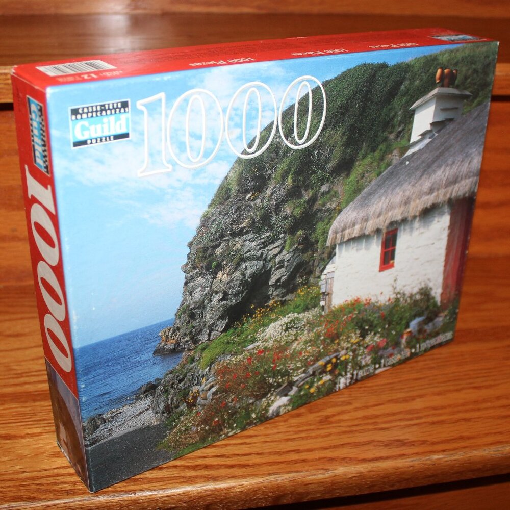 3/$55❤️sealed vintage 1999 Niarbyl Isle of Man UK Guild jigsaw puzzle Hasbro USA